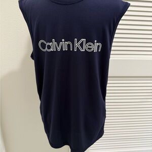 Men’s Calvin Klein Navy Sleeveless Top